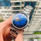 Orient "Bambino Open Heart" Blue Dial Automatic Watch | RA-AG0028L10B