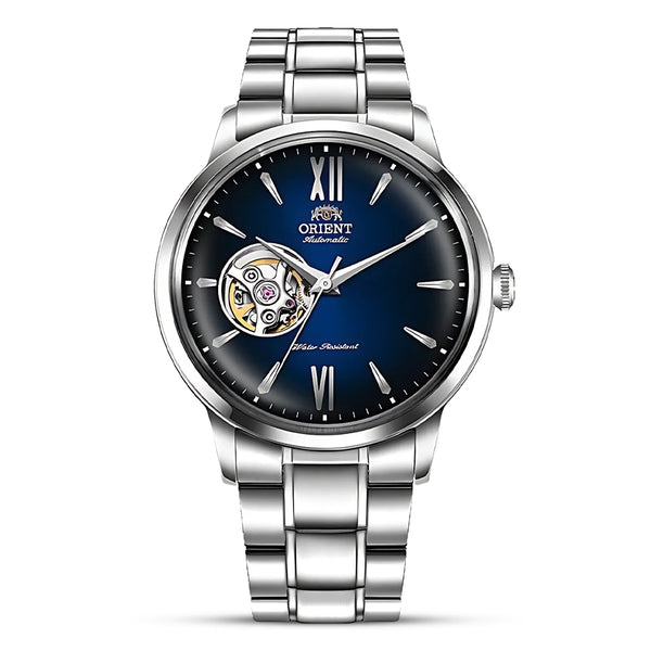 Orient "Bambino Open Heart" Blue Dial Automatic Watch | RA-AG0028L10B