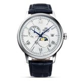 Orient Bambino Automatic Sun Moon White Dial Watch | RA-AK0802S30B