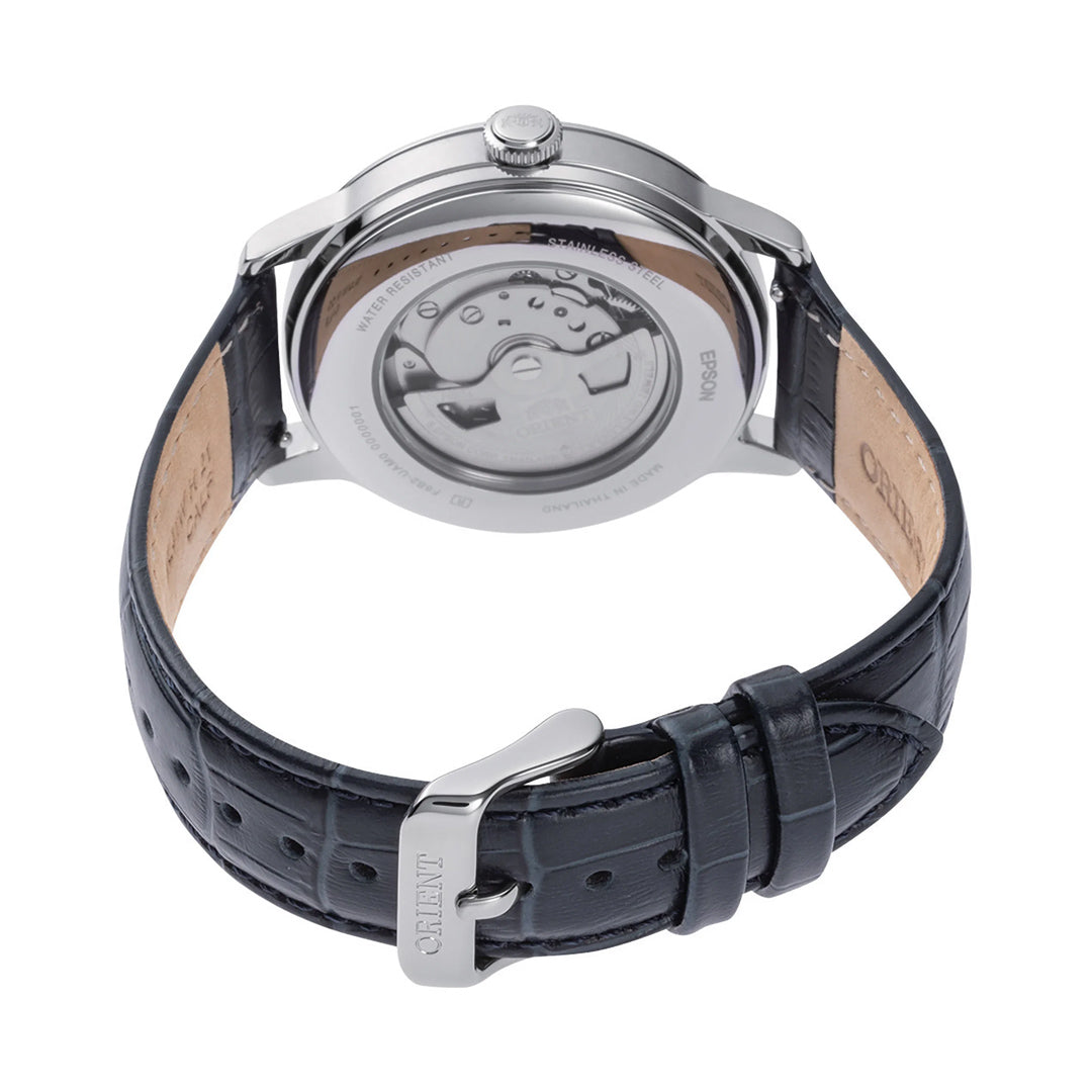 ORIENT Bambino Automatic Sun & Moon Navy Blue Dial Men's Watch | RA-AK0806L30B