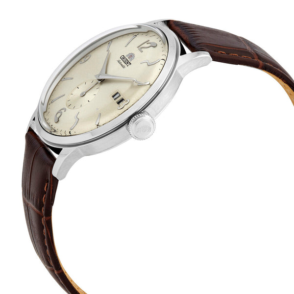 Bambino Automatic Beige Dial Leather Strap Watch| RA-AP0003S