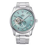 Orient Contemporary Semi-skeleton Ice Blue Men's Watch| RA-AR0009L