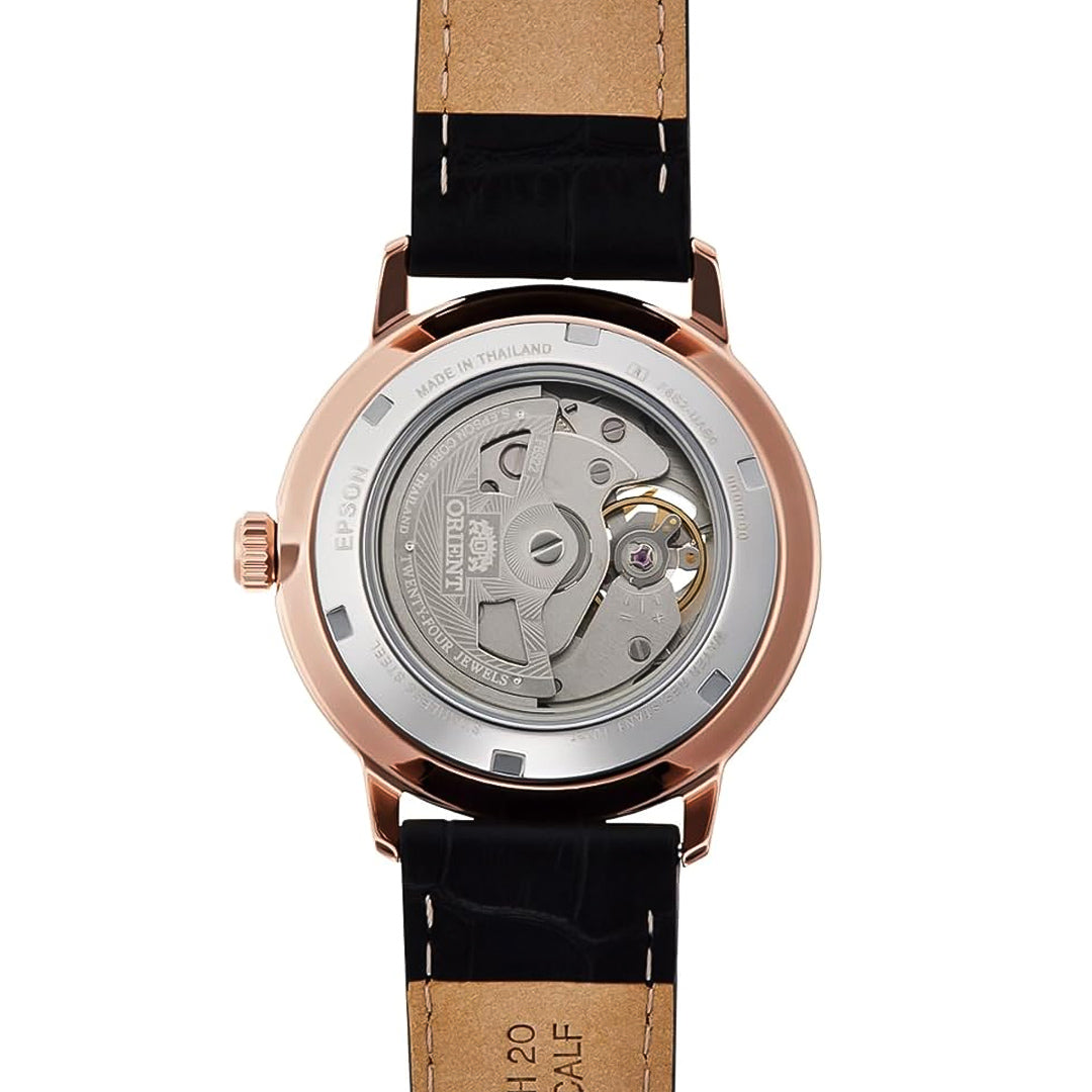 Orient Contemporary Open Heart Black Dial Men's Watch | RA-AR0103B30B