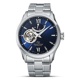 Orient Star Contemporary Open Heart Blue Dial Men's Watch | RE-AT0001L