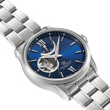 Orient Star Contemporary Open Heart Blue Dial Men's Watch | RE-AT0001L