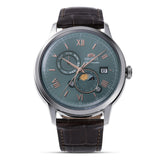 ORIENT Bambino Automatic Sun & Moon Green Dial Men's Watch | RA-AK0805E30B