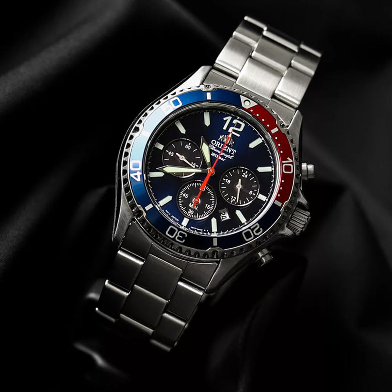 Orient Mako Solar Diver's Blue Dial Men's Watch | RA-TX0201L10B