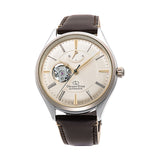 Orient Star Classic Semi Skeleton Champagne Dial Automatic Men's Watch | RE-AT0201G00B