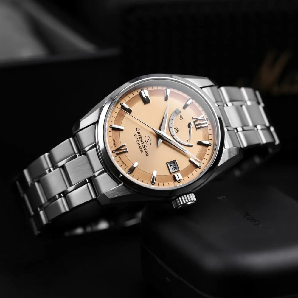 Orient Star Automatic Copper Dial Men's Watch | RE-AU0108G00B