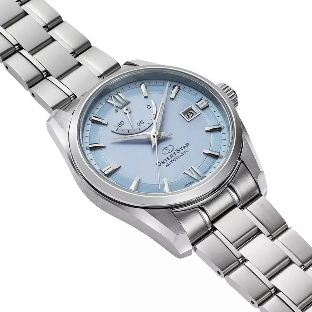 Orient Star Automatic Sky Blue Dial Men's Watch | RE-AU0109L00B