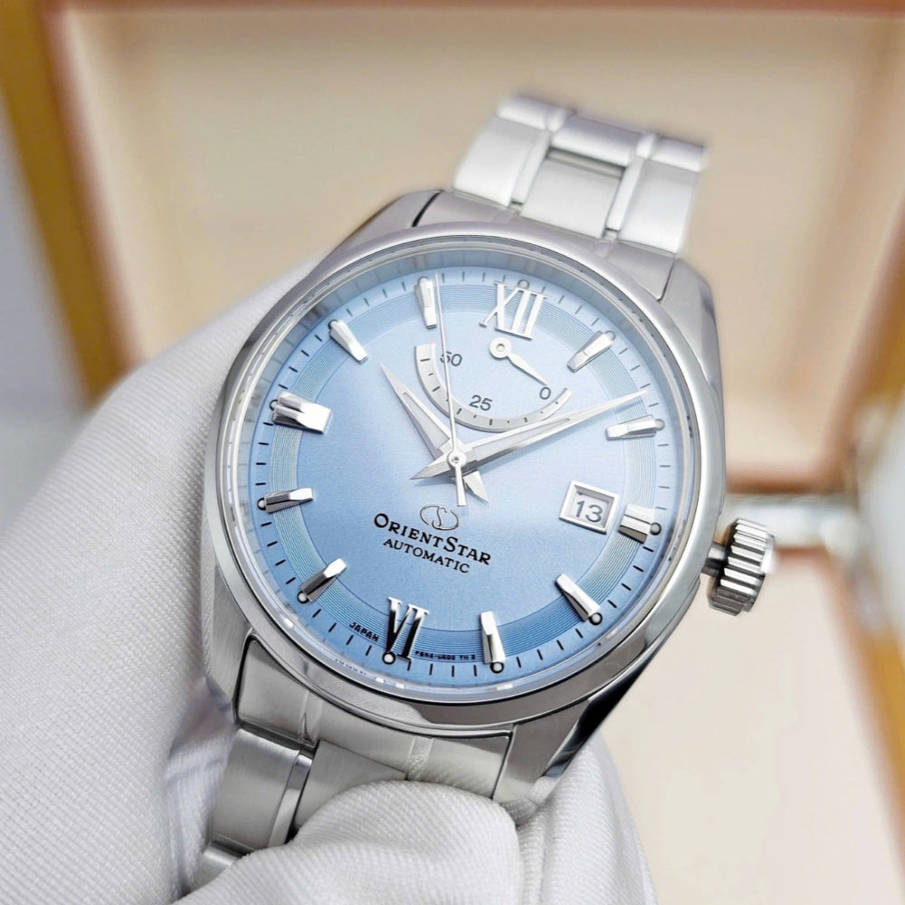 Orient Star Automatic Sky Blue Dial Men's Watch | RE-AU0109L00B