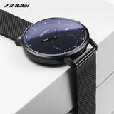 Sinobi Minimalist Ultra Thin Steel Mesh Belt Men's Watch | S9790G