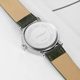 Sinobi Night Luminous Dial Leather Strap Men's Watch | S9837G