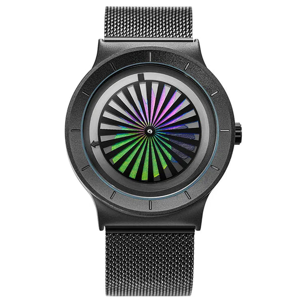 Sinobi Vortex Concept Steel Mesh Strap Men's Watch | S9837G