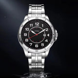 Sinobi Casual Sport Luminous Pointers Stainless Strap Men's Watch | S9860G