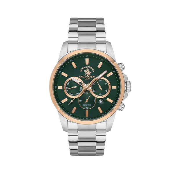 SANTA BARBARA POLO CHRONOGRAPH GREEN DIAL MEN'S WATCH | SB.1.10401-3