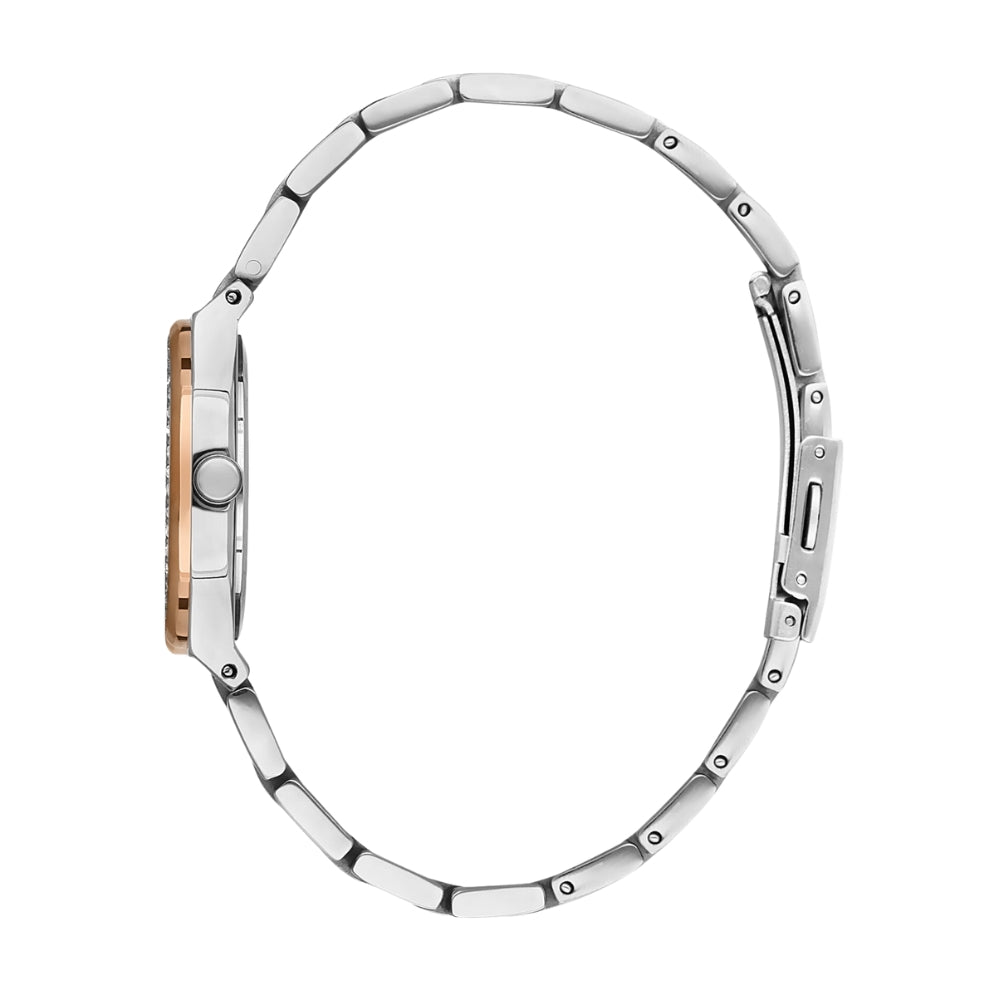 SANTA BARBARA SILVER DIAL TWO TONE LADIES WATCH SB.1.10404-4