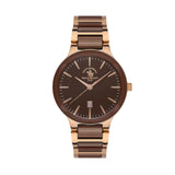 SANTA BARBARA POLO TWO TONE BROWN DIAL STAINLESS STEEL MEN'S WATCH | SB.1.10414-3