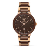 SANTA BARBARA POLO TWO TONE BROWN DIAL STAINLESS STEEL MEN'S WATCH | SB.1.10414-3