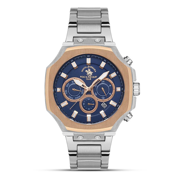 SANTA BARBARA CHRONOGRAPH DARK BLUE DIAL STAINLESS STEEL MEN’S WATCH | SB.1.10416-4