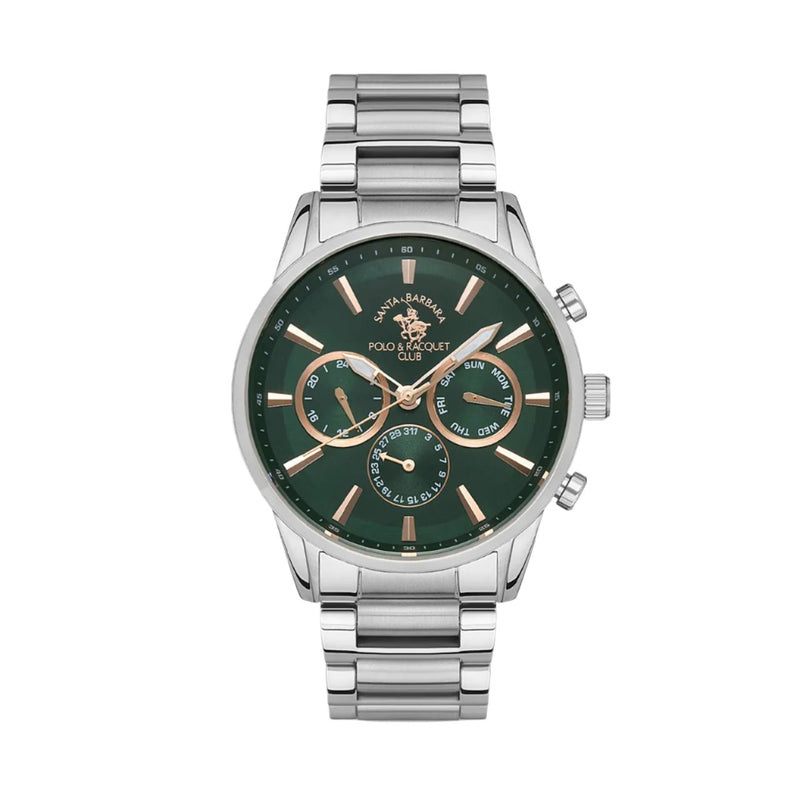 SANTA BARBARA POLO CHRONOGRAPH GREEN DIAL MEN’S WATCH | SB.1.10420-4