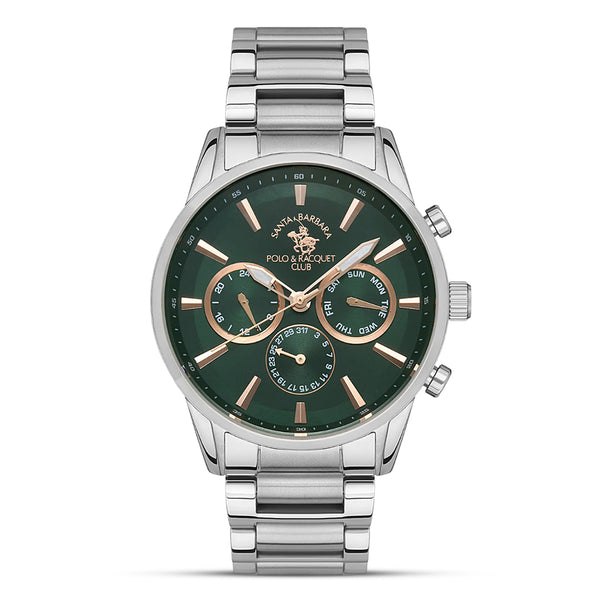 SANTA BARBARA POLO CHRONOGRAPH GREEN DIAL MEN’S WATCH | SB.1.10420-4