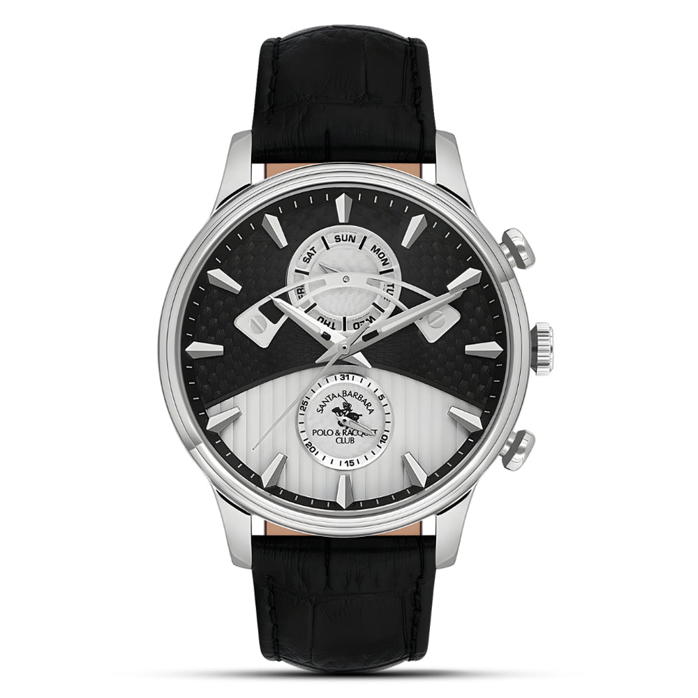 Santa Barbara Polo PRC Black Dial Men's Watch SB.1.10593-1