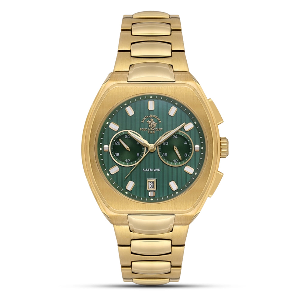 Santa Barbara Analog Green Dial Men's Watch | SB.1.10622-5