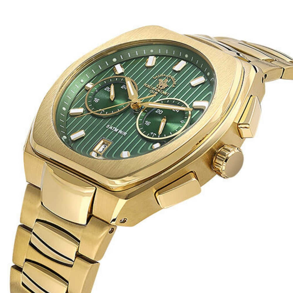 Santa Barbara Analog Green Dial Men's Watch | SB.1.10622-5