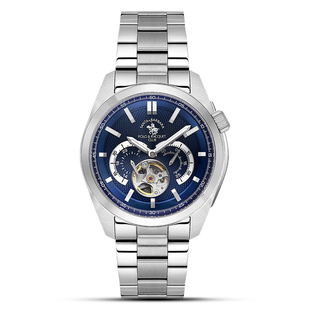 Santa Barbara Open Heart Blue Dial Men's Watches | SB.1.10628-3