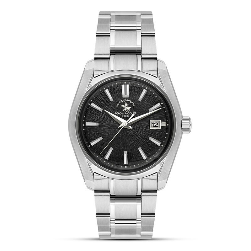 Santa Barbara Polo Black Dial Men's Watch | SB.3.10002-1