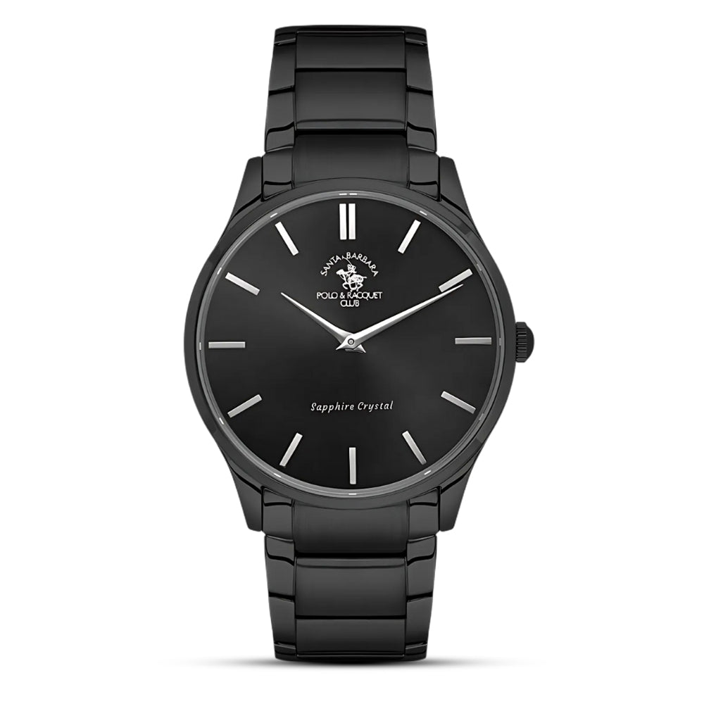 Santa Barbara  Polo & Racquet Club Black Dial Watch | SB.4.10020-5