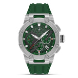 Santa Barbara Polo Green Dial Silicone Band Men's Watch | SB.5.10001-2