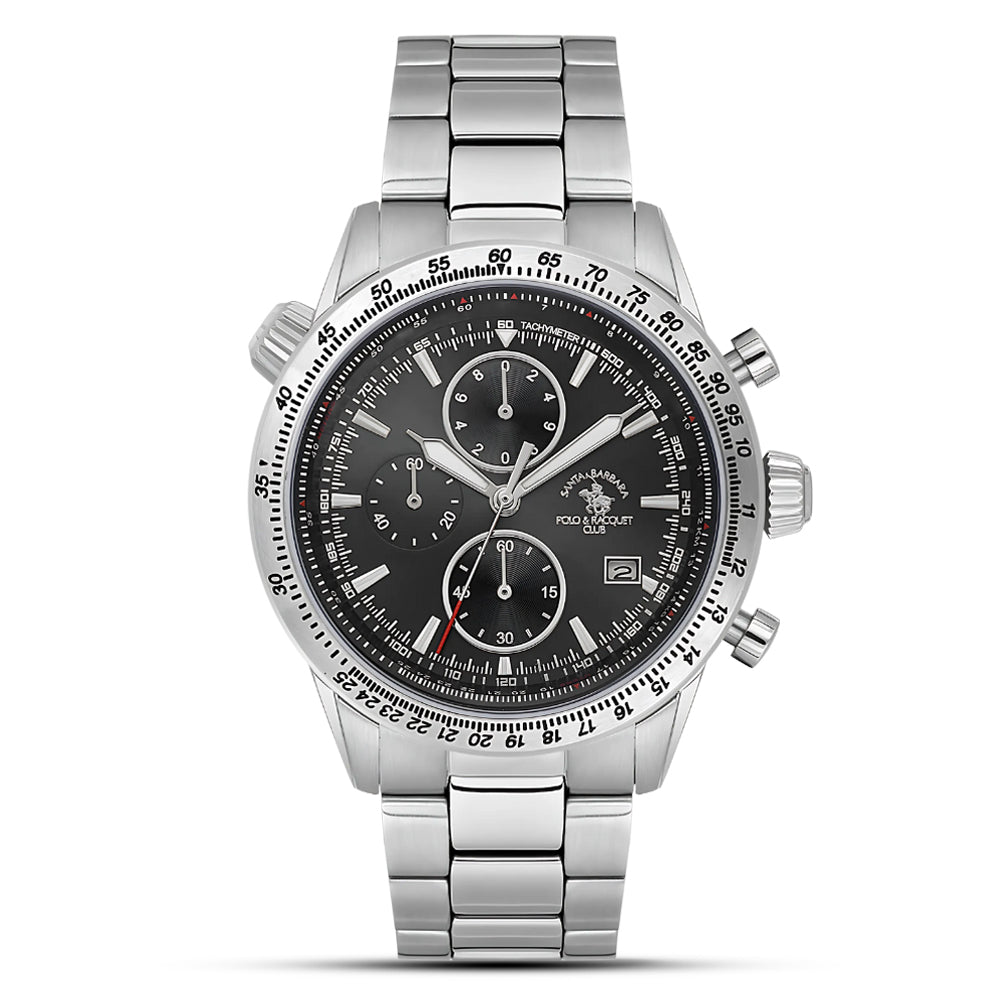 Santa Barbara Automatic Black Dial Men's Watch | SB.5.10003-1