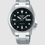 Seiko 5 Sports Black Automatic Men's Watch | SRPE55K1