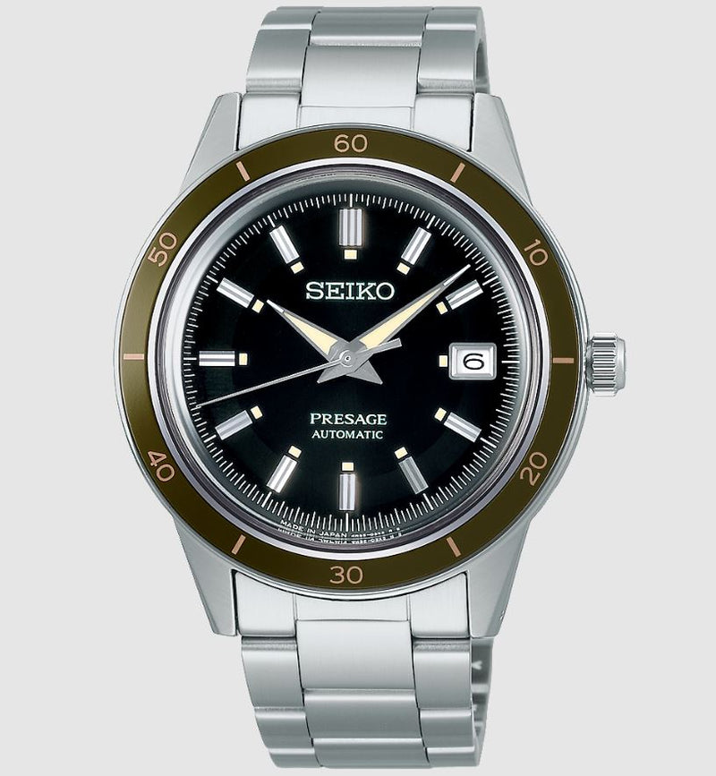 SEIKO PRESAGE STYLE 60's STAINLESS STEEL AUTOMATIC WATCH | SRPG07J1