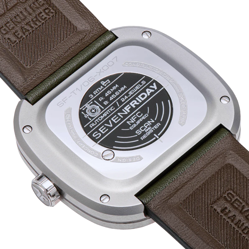 SevenFriday T1/06 GREEN-T Automatic Men's Watch| T Series