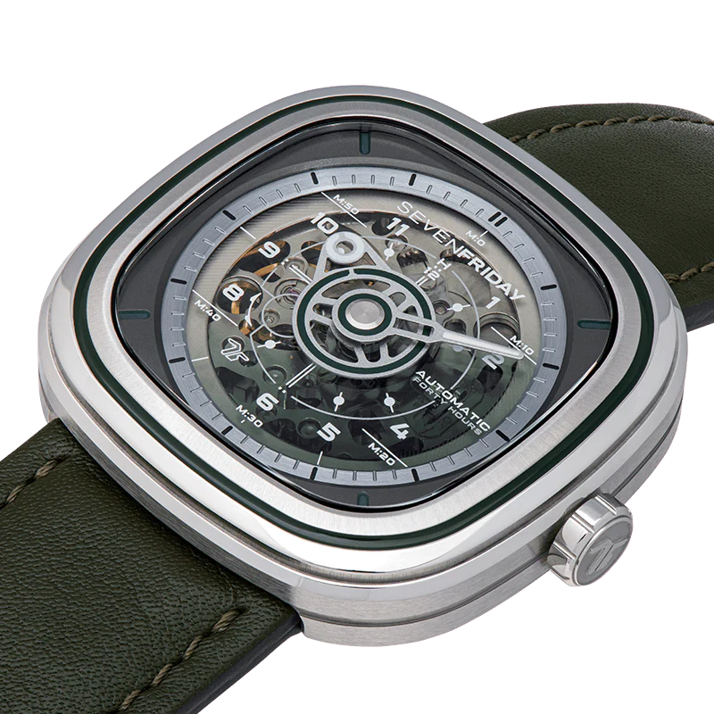 SevenFriday T1/06 GREEN-T Automatic Men's Watch| T Series