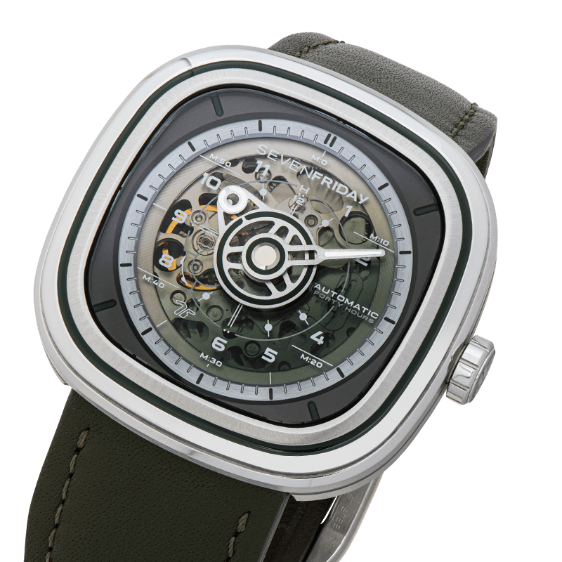 SevenFriday T1/06 GREEN-T Automatic Men's Watch| T Series