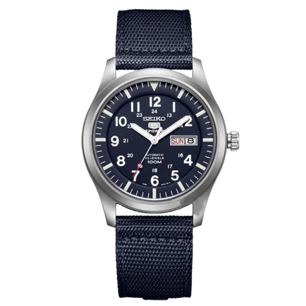 Seiko Military Blue Dial Automatic 42mm Case Men's Watch SN2G11K1