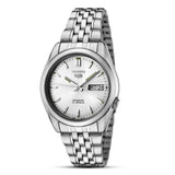 Seiko 5 Automatic Silver Dial Steel Men's Watch | SNK355K1