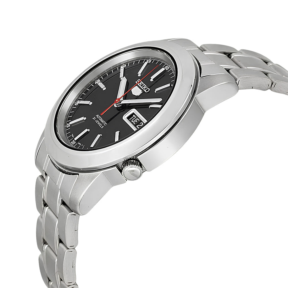 SEIKO 5 CLASSIC BLACK DIAL AUTOMATIC WATCH SNKE53K1