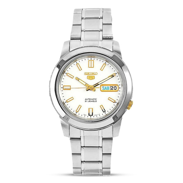 Seiko 5 Automatic White Dial Men's Watch | SNKK07K1