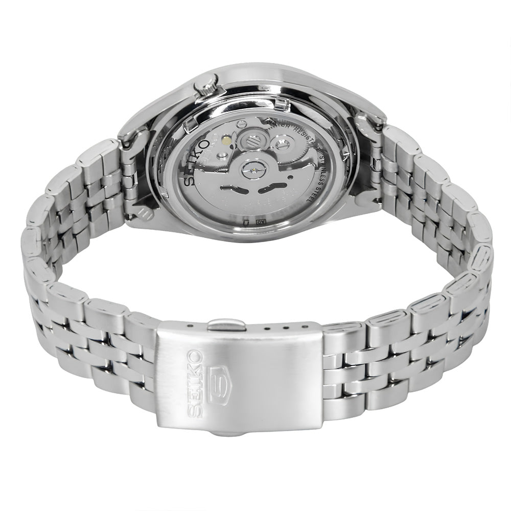 SEIKO 5 "21 JEWELS" WHITE DIAL AUTOMATIC WATCH SNKL17K1