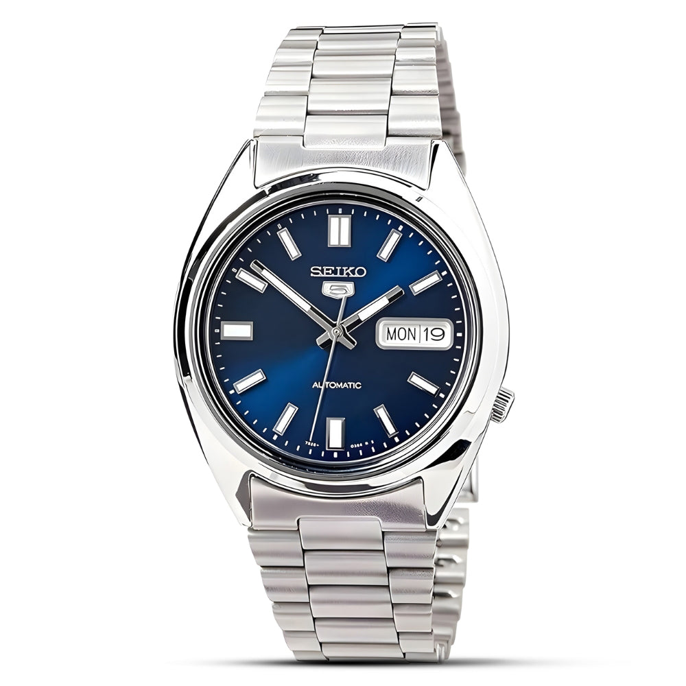 SEIKO 5 Automatic 37mm Blue Dial Men's Watch | SNXS77K