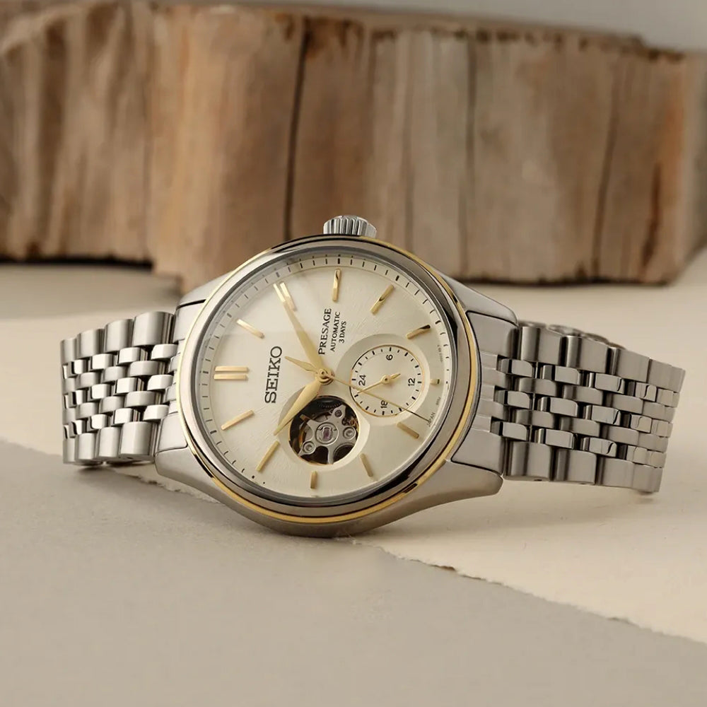 Seiko Presage Automatic Open Heart Dial Men's Watch | SPB480J1