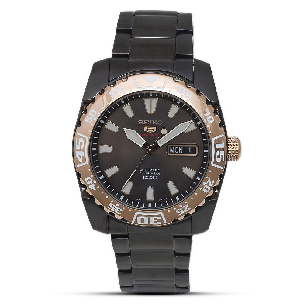 Seiko 5 Sports Automatic Black Dial Watch SRP172K1