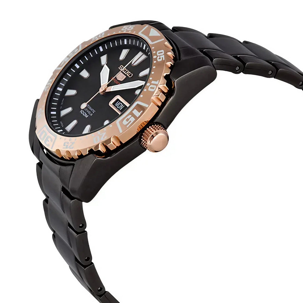 Seiko 5 Sports Automatic Black Dial Watch SRP172K1