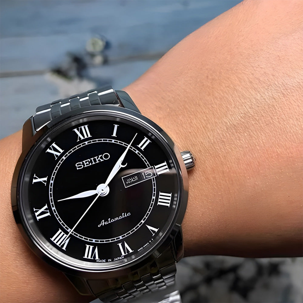 Seiko Classic Automatic Black Dial Men's Watch SRP765J1