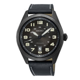 Seiko Neo Sports Automatic Black Leather Men's Watch | SRPC89K1